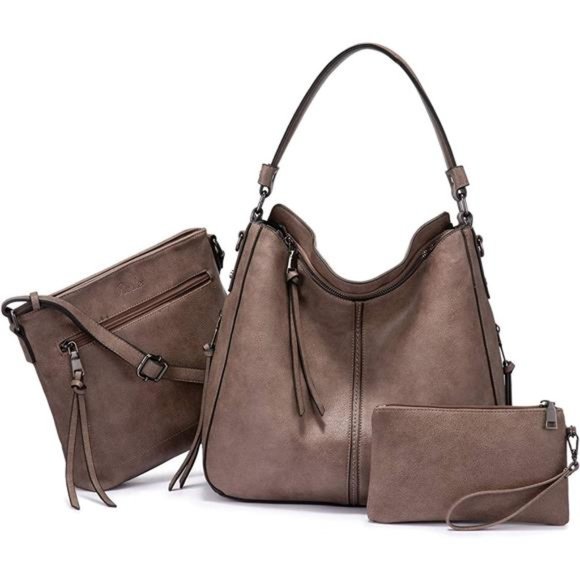 Tote Bag PU Leather Shoulder Bags Fashion Hobo Bags Large Purse and Handbags - Picture 1 of 6